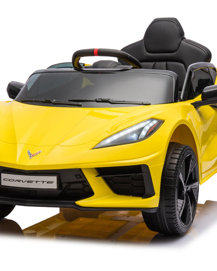 12V Chevrolet Corvette C8 Stingray 1-Seater Kids Ride-on Car-Ride On Cars-Freddo Toys-Urbanheer