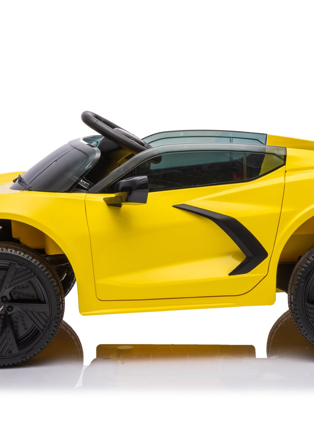 12V Chevrolet Corvette C8 Stingray 1-Seater Kids Ride-on Car-Ride On Cars-Freddo Toys-Urbanheer