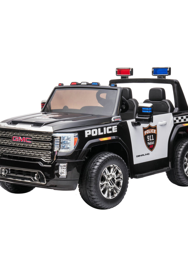 24V GMC Sierra Denali 2 Seater Police Ride-on Truck