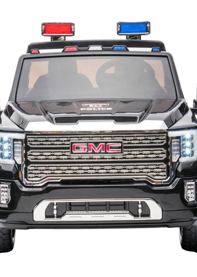 24V GMC Sierra Denali 2 Seater Police Ride-on Truck-Ride On Cars-Freddo Toys-Police-Urbanheer