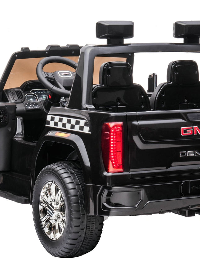 24V GMC Sierra Denali 2 Seater Police Ride-on Truck-Ride On Cars-Freddo Toys-Police-Urbanheer