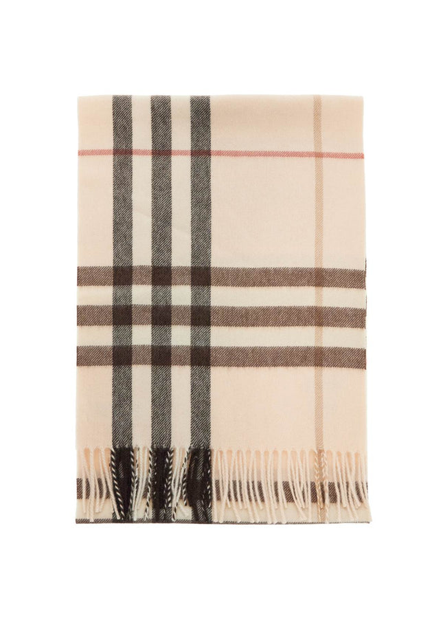 Burberry check cashmere scarf