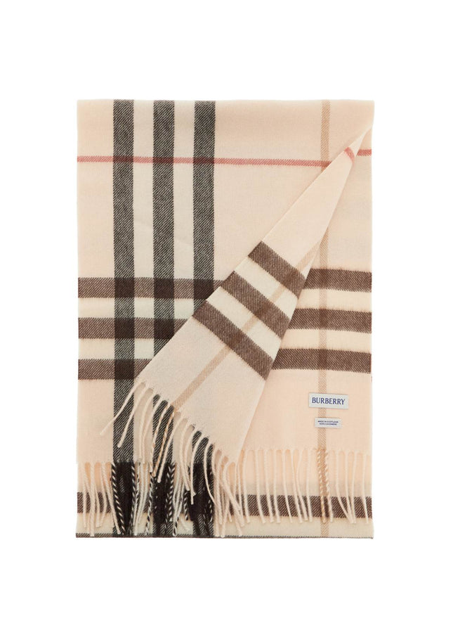 Burberry check cashmere scarf