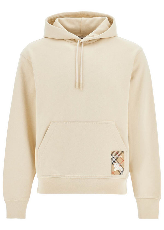 Burberry ered  checkered label sweatshirt