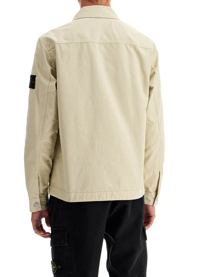 Stone Island cotton ripstop overshirt