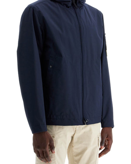 Stone Island light soft shell-r hooded jacket