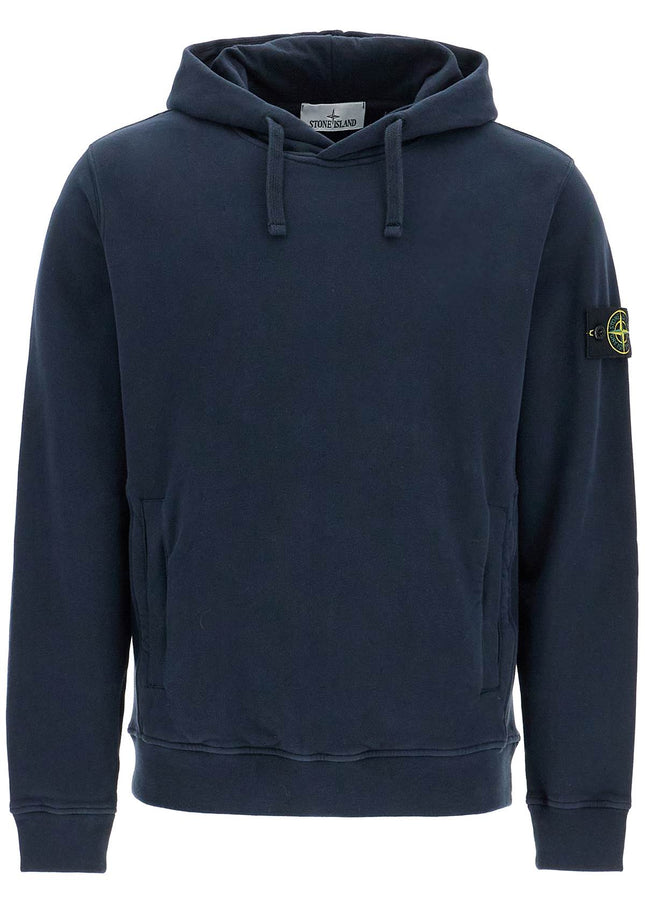 Stone Island organic cotton hoodie with hood