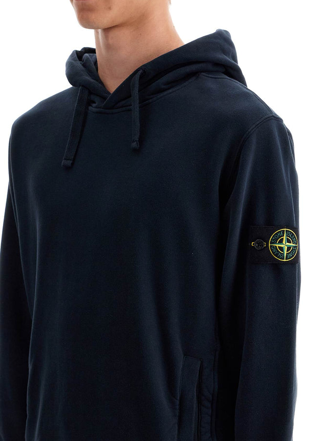 Stone Island organic cotton hoodie with hood