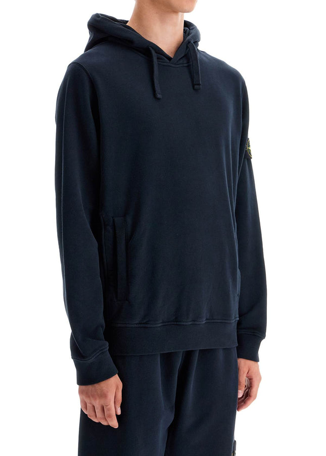 Stone Island organic cotton hoodie with hood