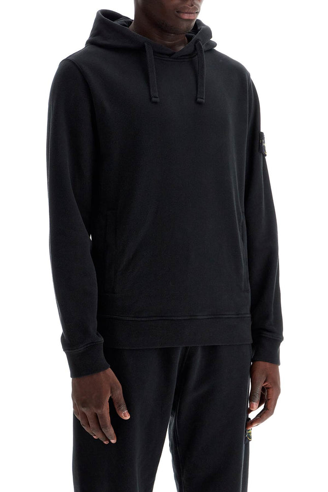 Stone Island organic cotton hoodie with hood