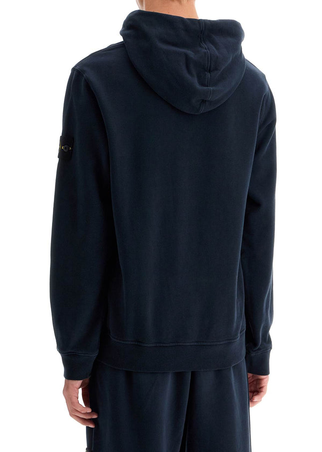 Stone Island organic cotton hoodie with hood