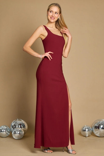 Dylan & Davids Long Formal Square Neckline Evening Dress-Evening Dress-Dylan & Davids-Urbanheer