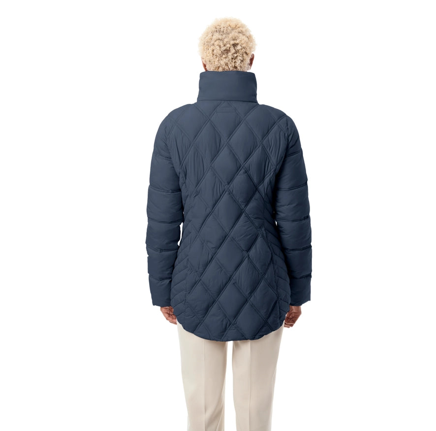 Mix Quilt Puffer Jacket Petrol Blue-Jacket-Bernardo-Urbanheer