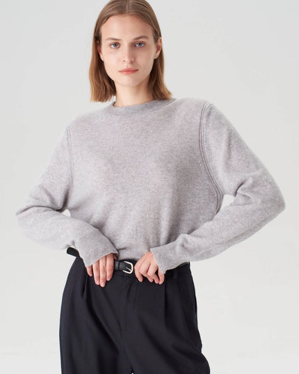 Crewneck Cashmere Sweater-Sweater-Pissenlit-Urbanheer