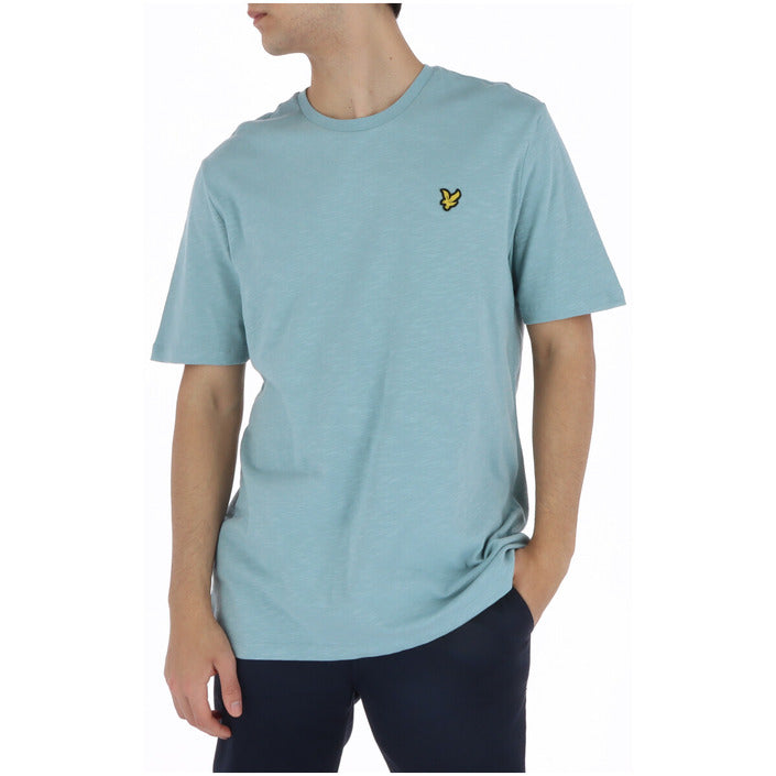 Lyle & Scott Men T-Shirt-Clothing T-shirts-Lyle & Scott-light blue-S-Urbanheer