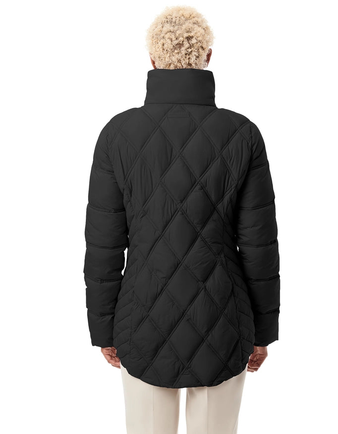 Mix Quilt Puffer Jacket Black-Jacket-Bernardo-Urbanheer