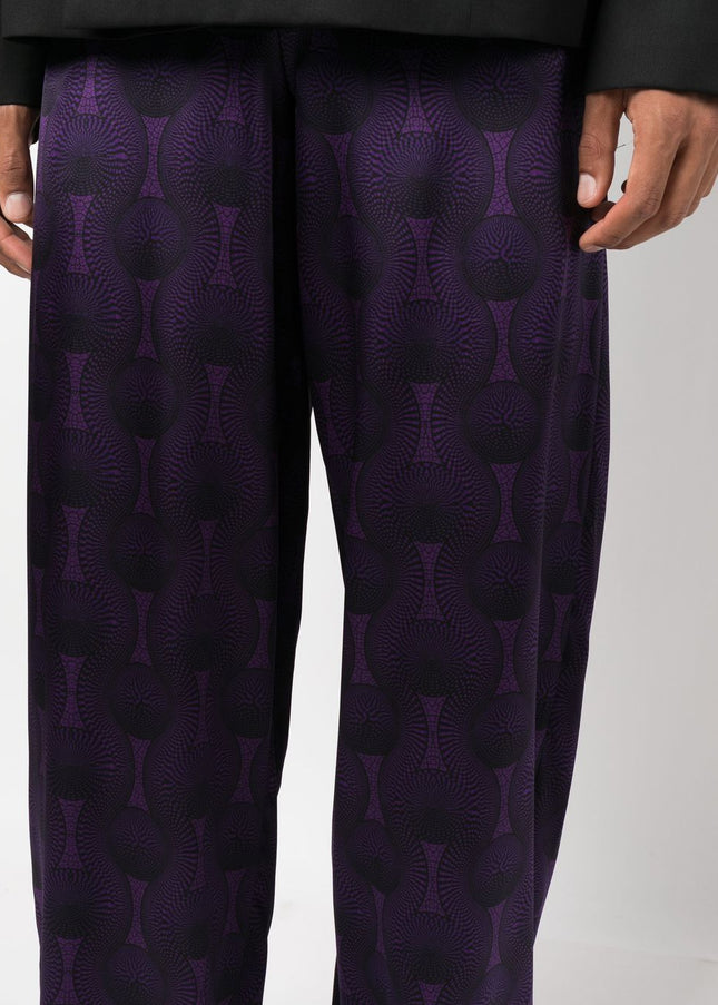 OZWALD BOATENG Trousers Purple