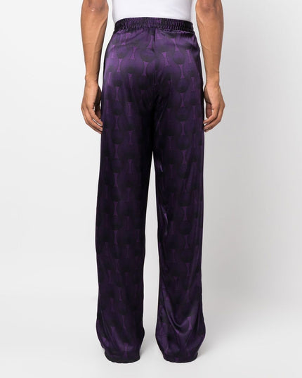 OZWALD BOATENG Trousers Purple