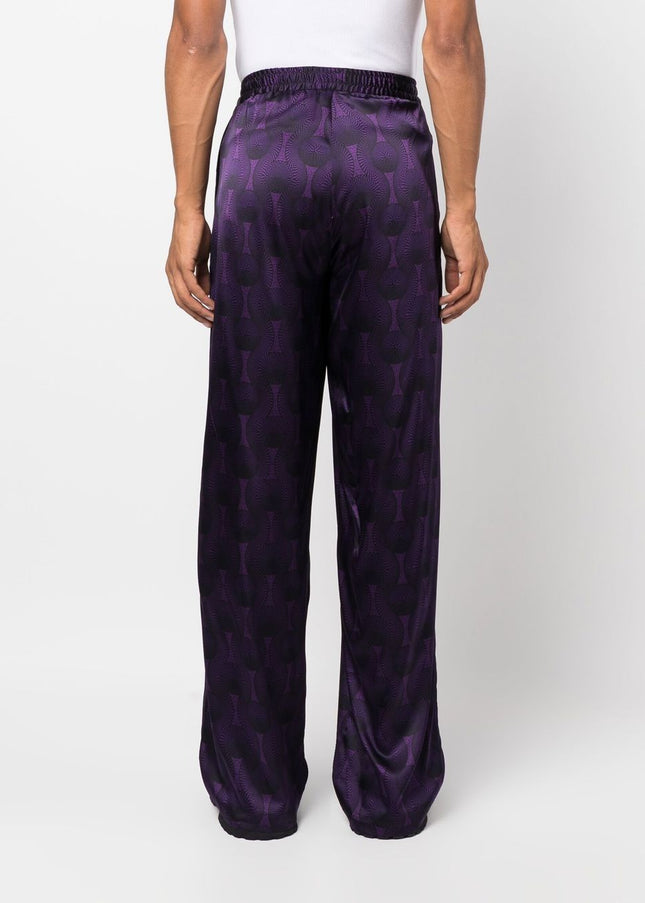 OZWALD BOATENG Trousers Purple