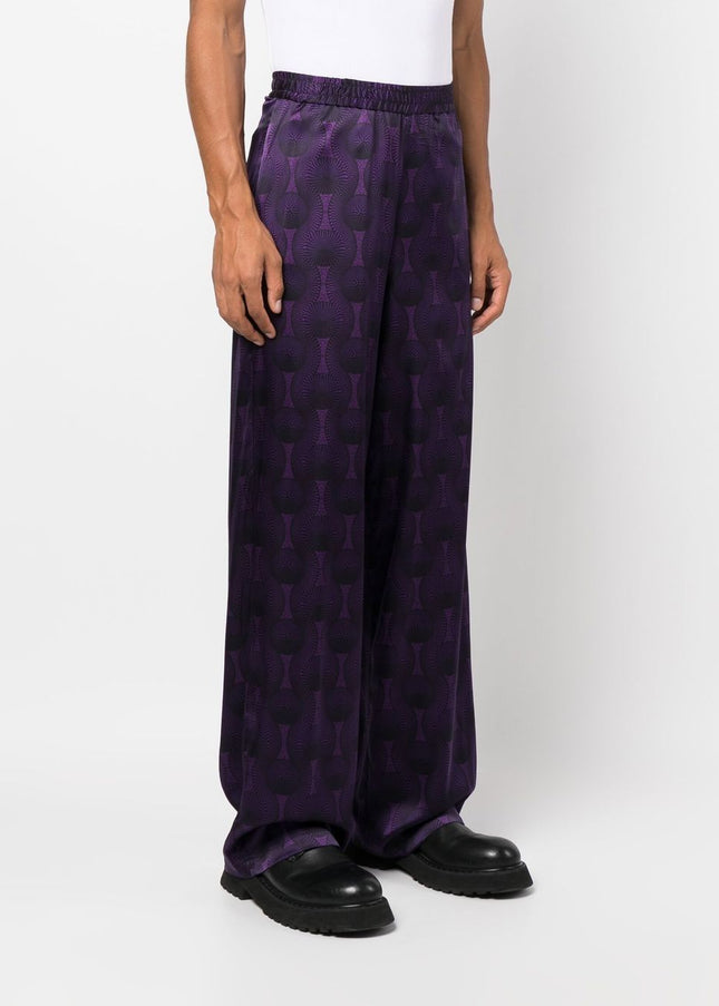 OZWALD BOATENG Trousers Purple