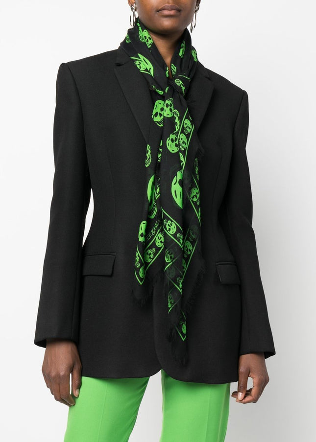 Alexander McQueen Scarfs Black