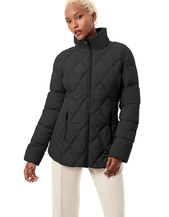 Mix Quilt Puffer Jacket Black-Jacket-Bernardo-Urbanheer