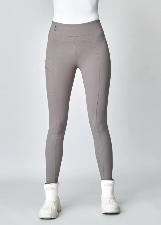 Compression Pull-On Riding Breeches Taupe-Breeches-Yagya-Taupe-XXS-Urbanheer