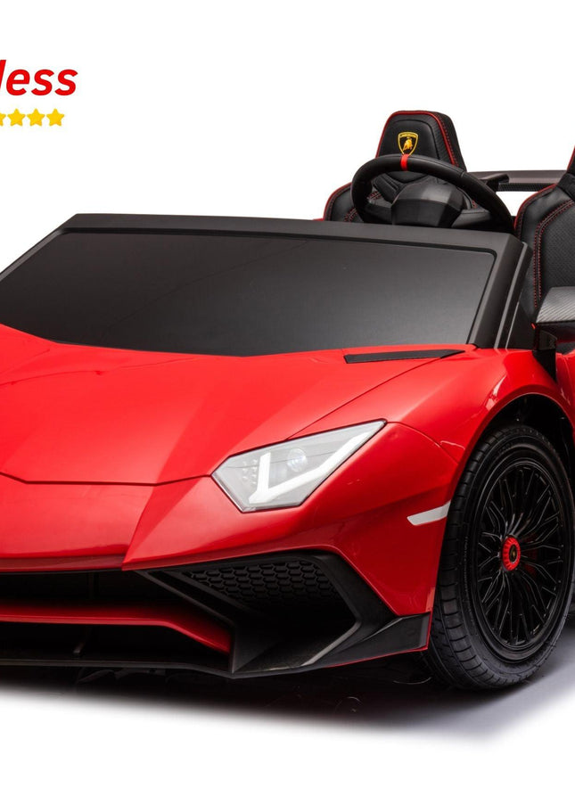 24V Lamborghini Aventador 2 Seater Ride on Car for Kids: Advanced Brushless Motor & Differential for High-Octane Fun-Toys - Kids-Freddo Toys-Urbanheer