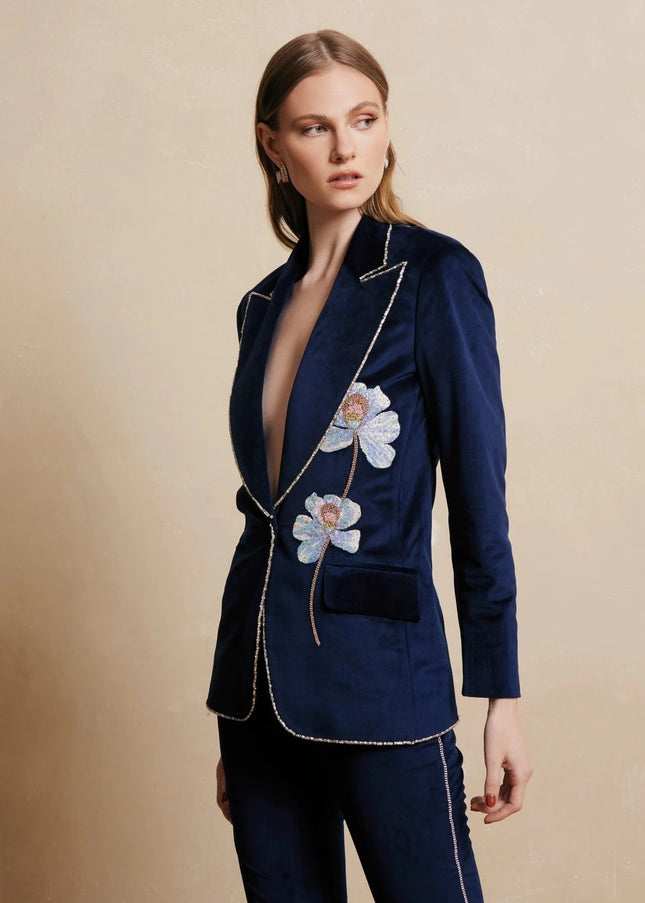 Azul Embroidered Jacket-Clothing - Women-La fuori-Urbanheer