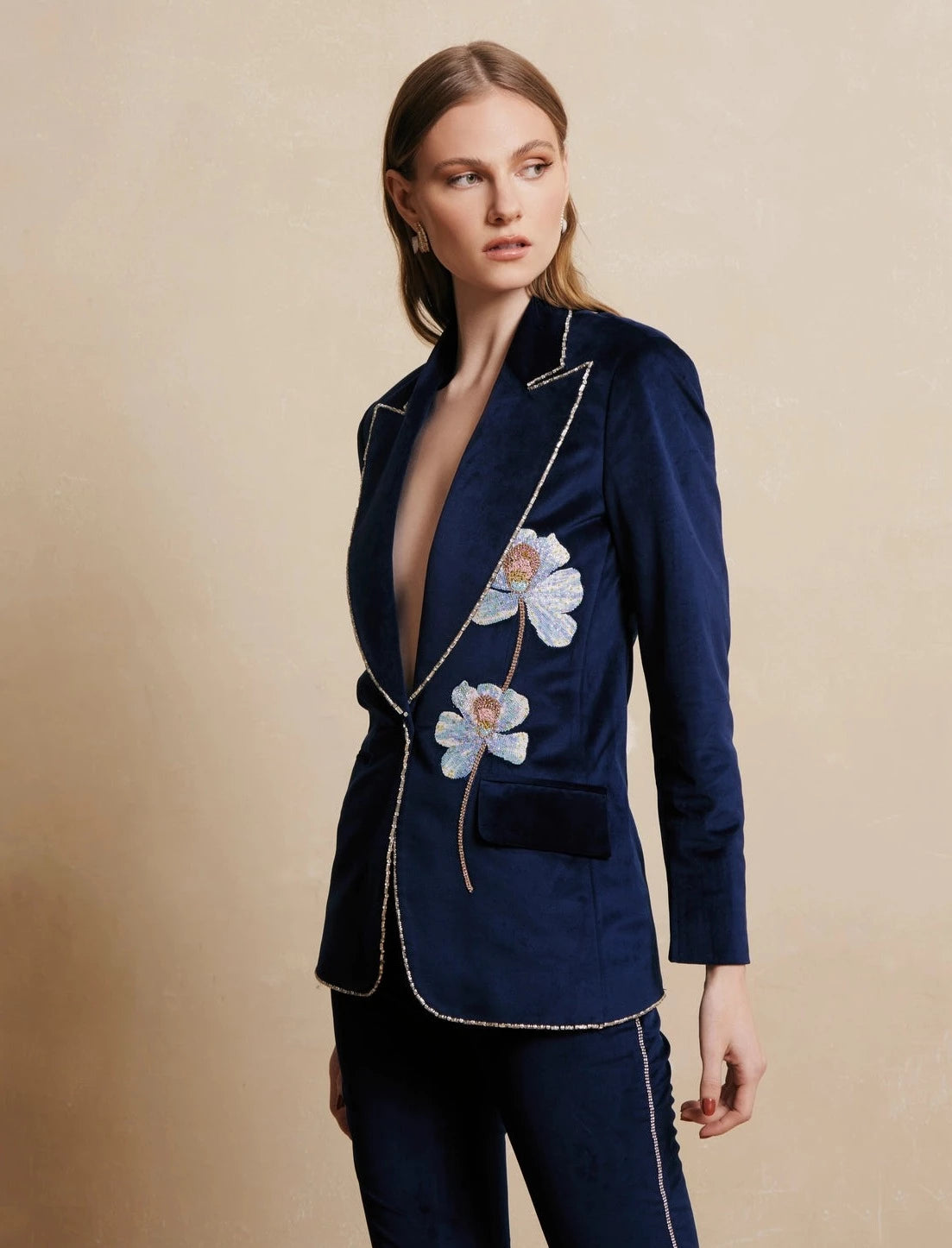 Azul Embroidered Jacket-Clothing - Women-La fuori-Urbanheer