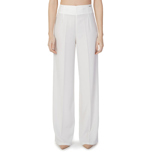 Hanny Deep Women Trousers-Hanny Deep-white-40-Urbanheer