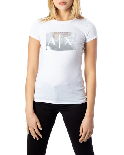 Armani Exchange Women T-Shirt-Clothing T-shirts-Armani Exchange-white-M-Urbanheer