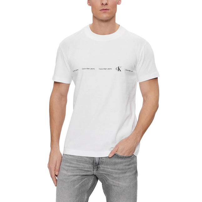 Calvin Klein Jeans Men T-Shirt-Clothing T-shirts-Calvin Klein Jeans-white-S-Urbanheer