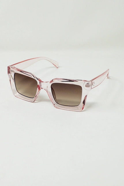 90'S Squared Sunglasses In Pink