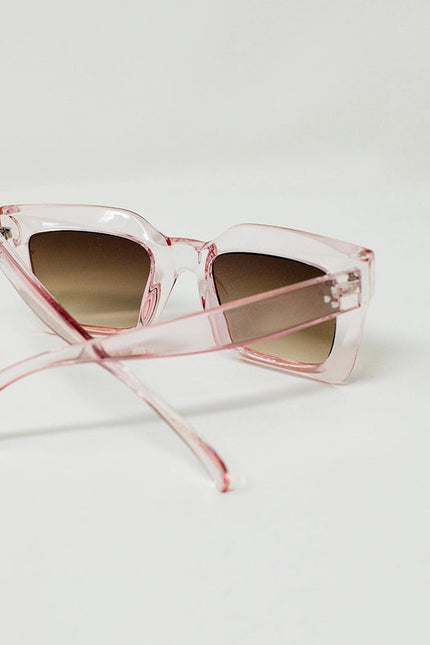 90'S Squared Sunglasses In Pink