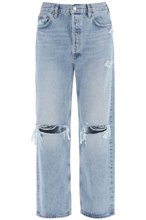 90'S Destroyed Jeans With Distressed Details