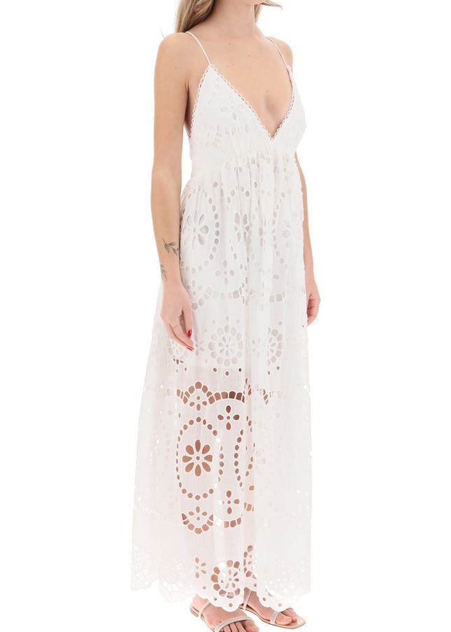 Zimmermann lexi maxi dress in broderie anglaise