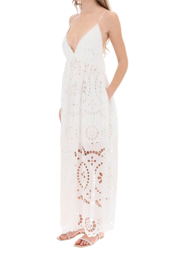 Zimmermann lexi maxi dress in broderie anglaise