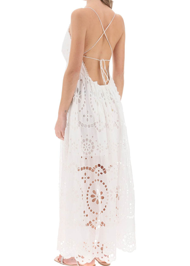 Zimmermann lexi maxi dress in broderie anglaise