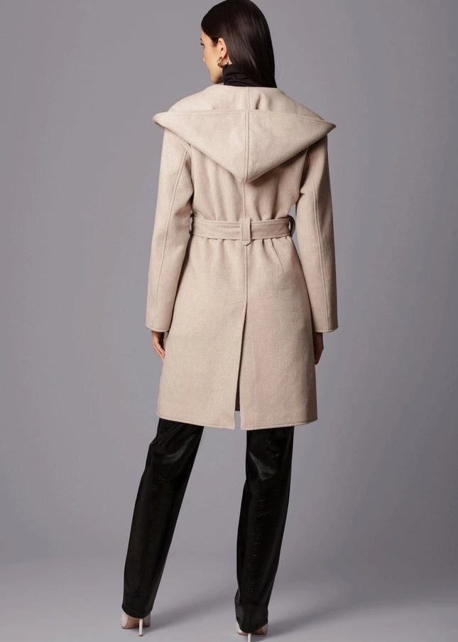 Twill Hooded Robe Coat-Avec Les Filles-Urbanheer