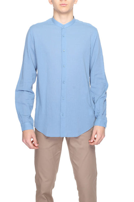 Antony Morato Men Shirt-Clothing Shirts-Antony Morato-light blue-44-Urbanheer