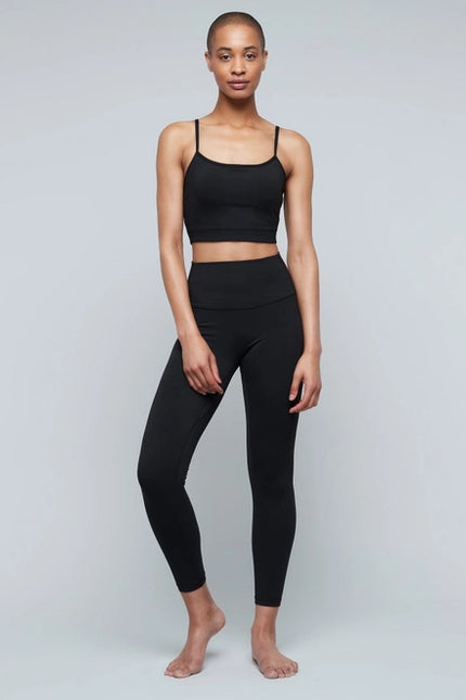 Lunar Luxe Bra Top - Black Iris-Top-Moonchild Yoga Wear-Urbanheer