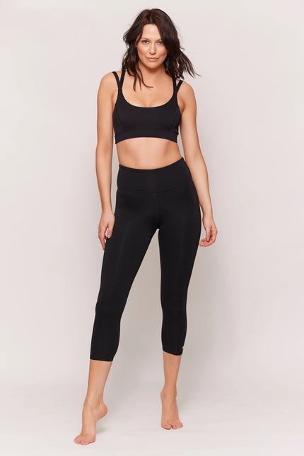 High-Waisted, Cropped Legging-Clothing - Women-Aurum-XS-Urbanheer