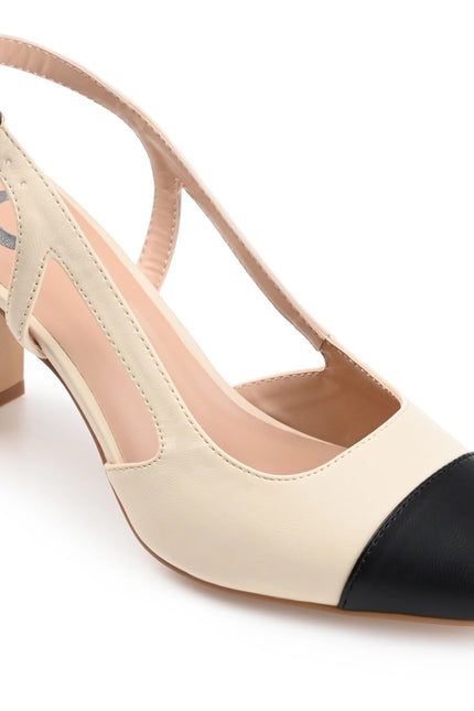 Journee Collection Women's Reignn Wide Width Pump-Shoes Pumps-Journee Collection-Beige-5.5-Urbanheer