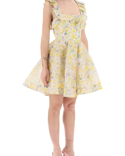 Zimmermann "mini harmony floral organza dress"-Dress-Zimmermann-Urbanheer