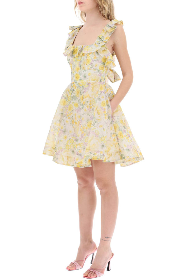 Zimmermann "mini harmony floral organza dress"-Dress-Zimmermann-Urbanheer