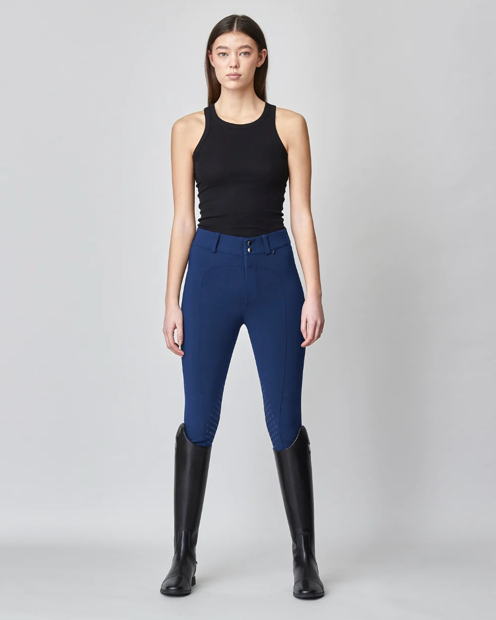 High-Rise Compression Breeches Navy-Breeches-Yagya-Navy-XXS-Urbanheer