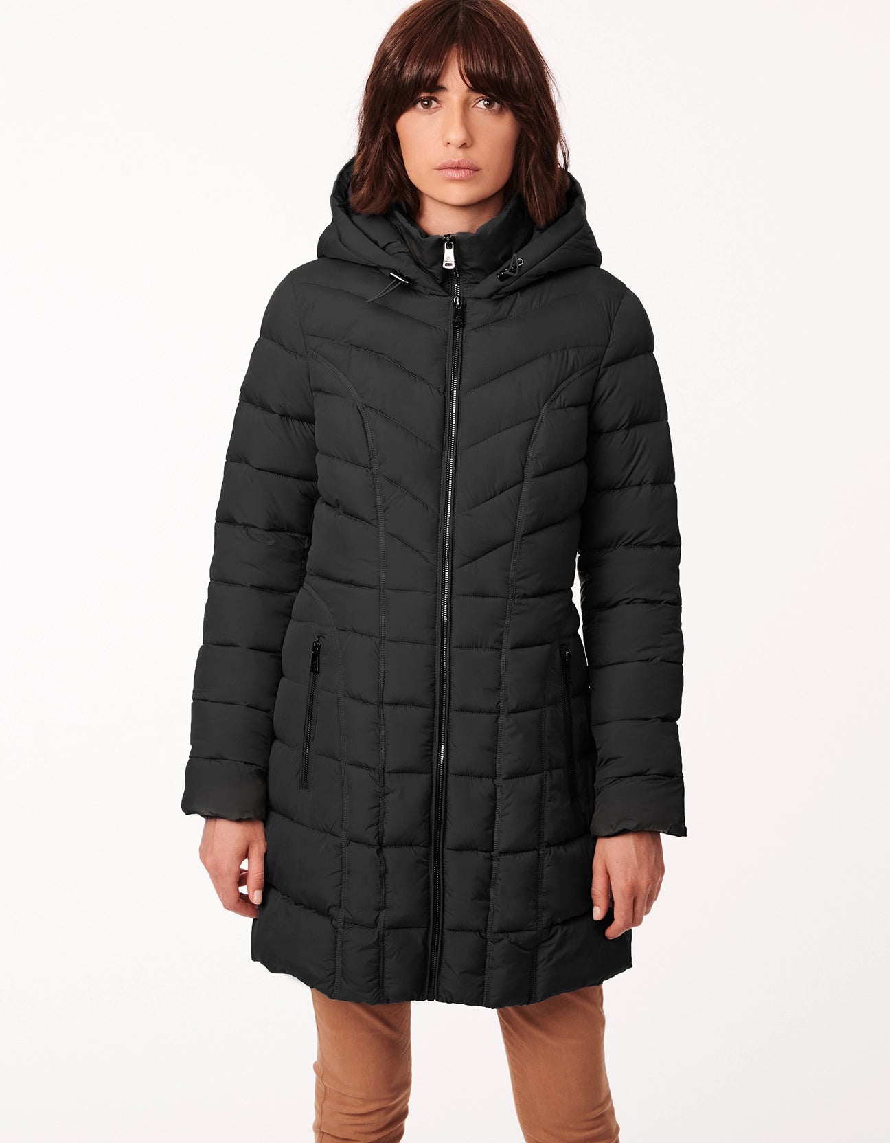 Princess Seam Walker Puffer - Black-Clothing - Women-Bernardo-Black-XS-Urbanheer