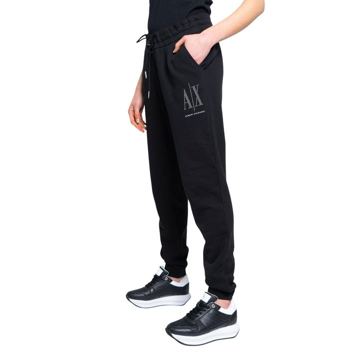 Emporio Armani Pants Womens 54 Black Lamp Leather Zip Pockets Trousers    eBay
