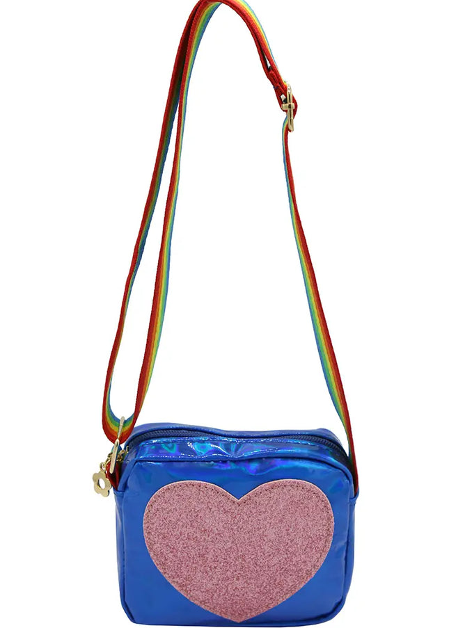 Heart Purse-Sparkle Sisters By Couture Clips-Blue-Urbanheer